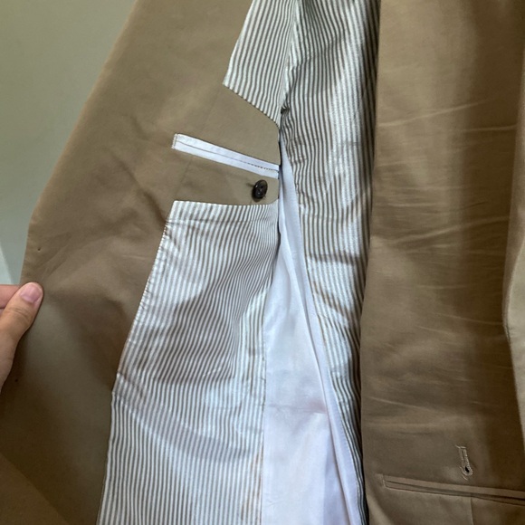 Express Tan Sport Coat Modern Fit - Picture 2 of 8
